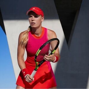 adidas By Stella McCartney
Women's Red/Pink Barricade Tennis Dress